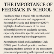 L'importance du feed-back à l'école